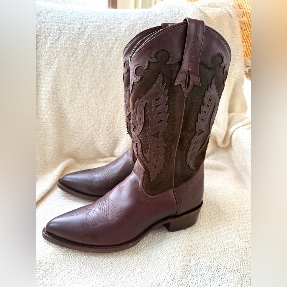 Vintage FRYE Billy Firebird Cowboy Boots Men’s size 9.5 D - Picture 1 of 8